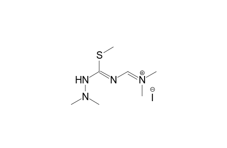 1,1,6,6-Tetramethyl-3-methylsulfanyl-1,2,4,6-tetrazahexadienium iodide