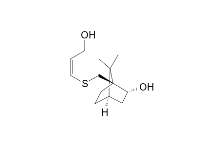 (Z)-(1S,2R,4R) 7,7-dimethyl-1-[(3-hydroxy-1'-propenyl)thio]methyl-bicyclo[2.2.1]heptan-2-ol