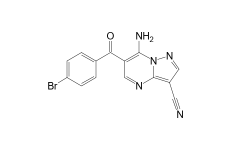 7-Amino-6-(4-bromobenzoyl)pyrazolo[1,5-a]pyrimidine-3-carbonitrile