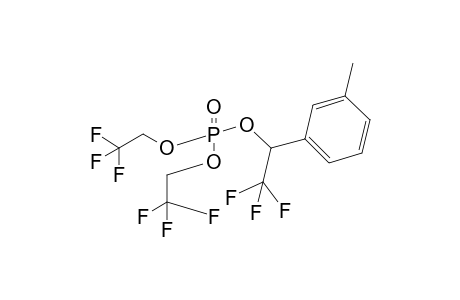 Phosphoric acid bis-(2,2,2-trifluoro-ethyl) ester 2,2,2-trifluoro-1-m-tolyl-ethyl ester