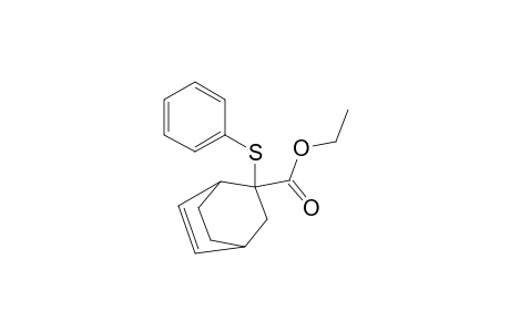 Bicyclo[2.2.2]oct-5-ene-2-carboxylic acid, 2-(phenylthio)-, ethyl ester