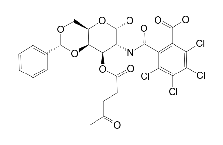 4,6-O-BENZYLIDENE-2-DEOXY-3-O-LEVULINOYL-2-TETRACHLOROPHTHALIMIDO-ALPHA-D-GALACTOPYRANOSIDE