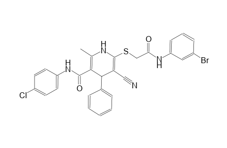 3-pyridinecarboxamide, 6-[[2-[(3-bromophenyl)amino]-2-oxoethyl]thio]-N-(4-chlorophenyl)-5-cyano-1,4-dihydro-2-methyl-4-phenyl-