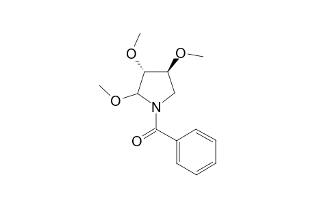 1-Benzoyl-2,3,4-trimethoxypyrrolidine