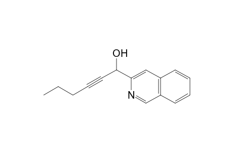 (+-)-(1-Isoquinolin-3-yl)hex-2-yn-1-ol