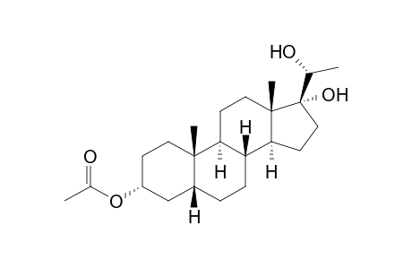 5β-pregnane-3α,17,20β-triol, 3-acetate