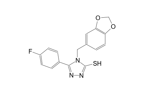 4H-1,2,4-triazole-3-thiol, 4-(1,3-benzodioxol-5-ylmethyl)-5-(4-fluorophenyl)-