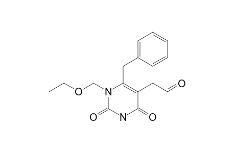 (6-BENZYL-1-ETHOXYMETHYL-2,4-DIOXO-1,2,3,4-TETRAHYDROPYRIMIDIN-5-YL)-ACETALDEHYDE