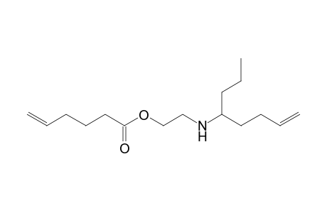 2-(1-Propylpent-4-enylamino)ethyl hex-5-enoate