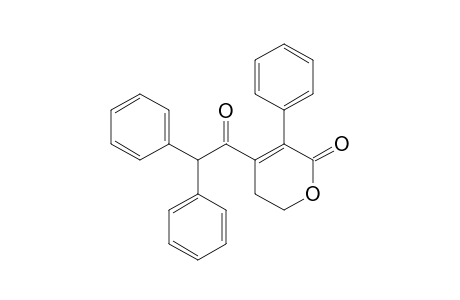4-(1-oxo-2,2-diphenylethyl)-5-phenyl-2,3-dihydropyran-6-one