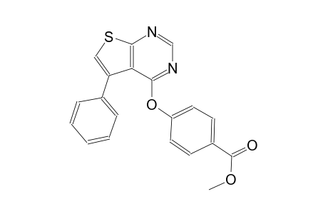 benzoic acid, 4-[(5-phenylthieno[2,3-d]pyrimidin-4-yl)oxy]-, methyl ester