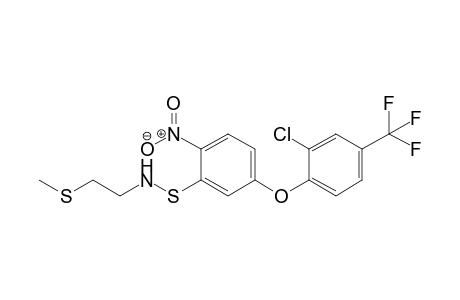 Benzenesulfenamide, 5-[2-chloro-4-(trifluoromethyl)phenoxy]-N-[2-(methylthio)ethyl]-2-nitro-