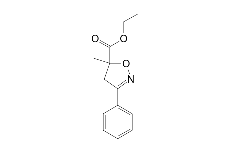 (+/-)-ETHYL-3-PHENYL-5-METHYL-4,5-DIHYDROISOXAZOLE-5-CARBOXYLATE