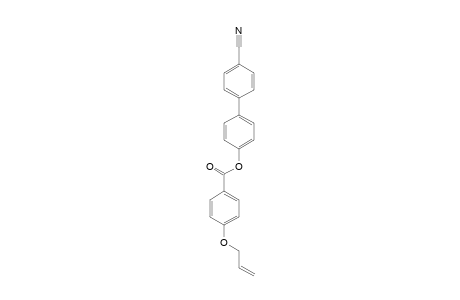 Benzoic acid, 4-(2-propenyloxy)-, 4'-cyano[1,1'-biphenyl]-4-yl ester