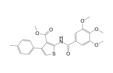 methyl 4-(4-methylphenyl)-2-[(3,4,5-trimethoxybenzoyl)amino]-3-thiophenecarboxylate