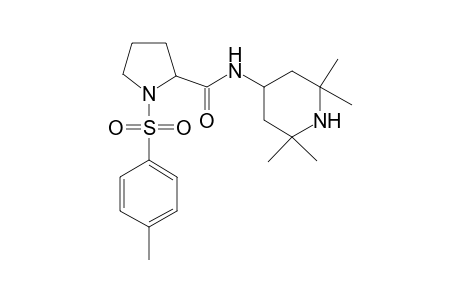 2-Pyrrolidinecarboxamide, 1-[(4-methylphenyl)sulfonyl]-N-(2,2,6,6-tetramethyl-4-piperidinyl)-