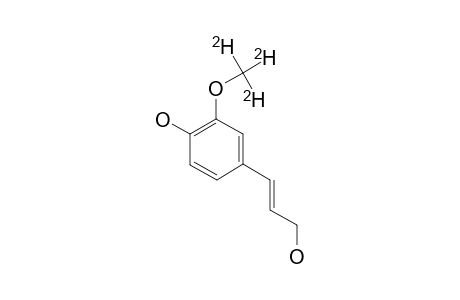 4-HYDROXY-3-[(12)-C,(2)-H3]-METHOXYCINNAMYLALCOHOL;CONIFERYL_ALCOHOL