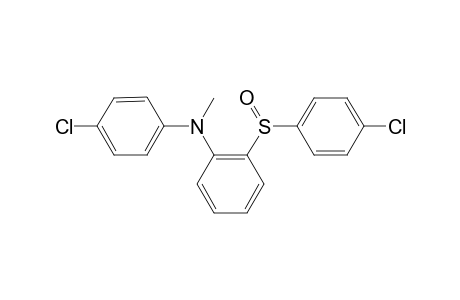 N-(4-Chlorophenyl)-2-[(4-chlorophenyl)sulfinyl]-N-methylaniline