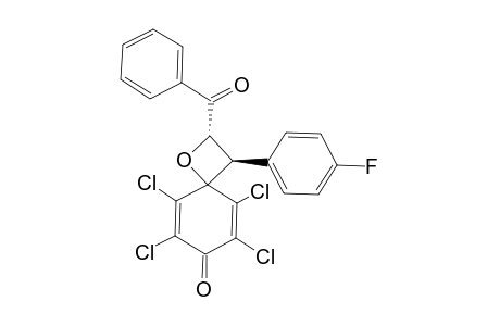 2-Benzoyl-5,6,8,9-Tetrachloro-3-(4-fluorophenyl)-1-oxaspiro[3.5]nona-5,8-dien-7-one