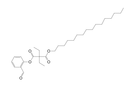 Diethylmalonic acid, 2-formylphenyl hexadecyl ester