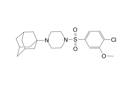 1-(1-adamantyl)-4-(4-chloranyl-3-methoxy-phenyl)sulfonyl-piperazine
