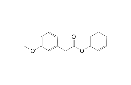 Cyclohex-2-enyl 2-(3-methoxyphenyl)acetate