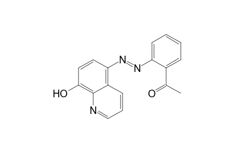 2'-[(8-hydroxy-5-quinolyl)azo]acetophenone