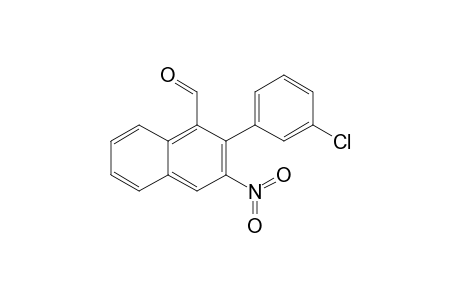 3-Nitro-2-(3-chlorophenyl)-1-naphthaldehyde