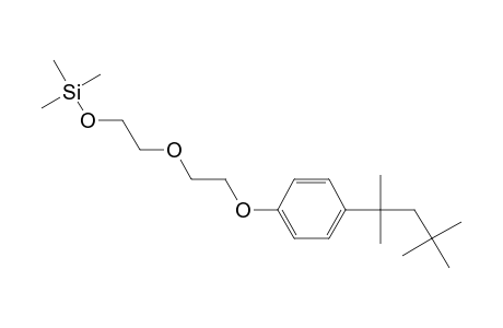 4-Tert-octylphenol diethoxylate, trimethylsilyl ether