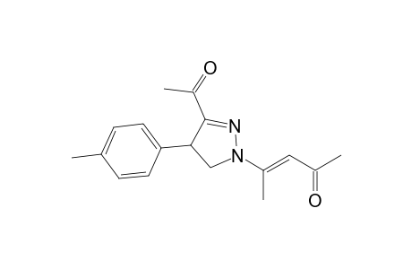 4-[3-Acetyl-4-(4-methylphenyl)-2-pyrazolin-1-yl]pent-3-en-2-one
