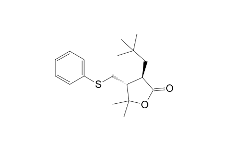 trans-3-(2,2-Dimethylpropyl)-5,5-dimethyl-4-[(phenylthio)methyl]dihydro-2(3H)-furanone