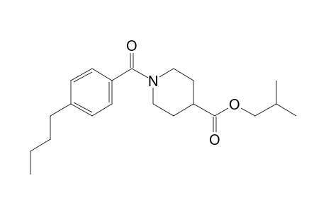 Isonipecotic acid, N-(4-butylbenzoyl)-, isobutyl ester