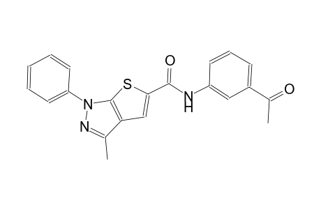 1H-thieno[2,3-c]pyrazole-5-carboxamide, N-(3-acetylphenyl)-3-methyl-1-phenyl-