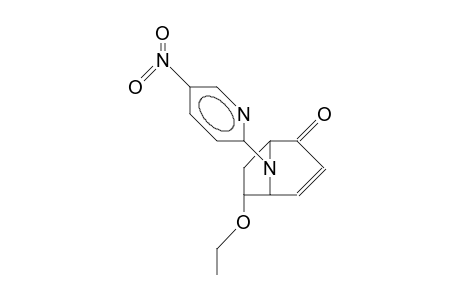 8-(5-Nitro-pyridinyl-2)-6-endo-methoxy-8-aza-bicyclo(3.2.1)oct-3-en-2-one