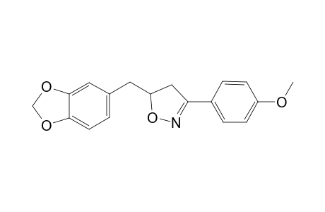 5-[(1,3-Benzodioxol-5-yl)methyl]-3-(4-methoxyphenyl)-4,5-dihydro-isoxazole