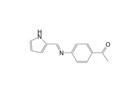 ethanone, 1-[4-[[(E)-1H-pyrrol-2-ylmethylidene]amino]phenyl]-