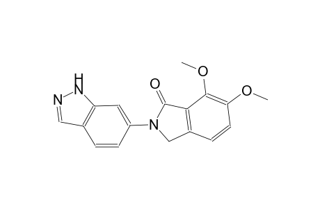 2-(1H-indazol-6-yl)-6,7-dimethoxy-1-isoindolinone