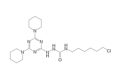 1,3,5-Triazine, 2-[2-[[(6-chlorohexyl)amino]carbonyl]hydrazino]-4,6-di(1-piperidinyl)-