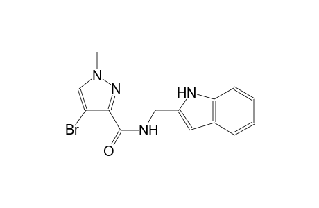 4-bromo-N-(1H-indol-2-ylmethyl)-1-methyl-1H-pyrazole-3-carboxamide