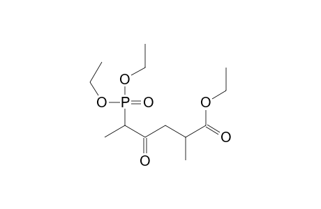 Ethyl 5-(Diethoxyphosphinyl)-2-methyl-4-oxohexanoate