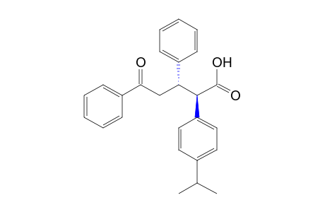 erythro-4-benzoyl-2-(p-cumenyl)-2-phenylbutyric acid