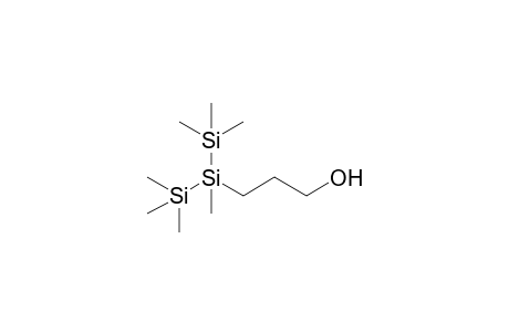 3-[Methylbis(trimethylsilyl)silyl]propan-1-ol