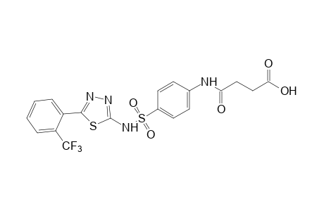 4'-{[5-(alpha,alpha,alpha-TRIFLUORO-o-TOLYL)-1,3,4-THIADIAZOL-2-YL]SULFAMOYL}SUCCINANILIC ACID