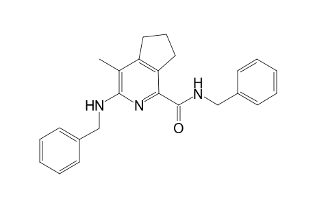 6,7-Dihydro-4-methyl-N-phenylmethyl-6-phenylmethylamino-5H-2-pyridinecarboxamide