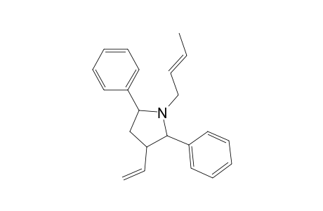 1-(cis-2-Butenyl)-2,5-diphenyl-3-vinylpyrrolidine