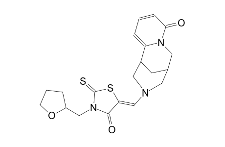 (Z)-5-(((1S,5S)-8-oxo-5,6-dihydro-1H-1,5-methanopyrido[1,2-a][1,5]diazocin-3(2H,4H,8H)-yl)methylene)-3-((tetrahydrofuran-2-yl)methyl)-2-thioxothiazolidin-4-one