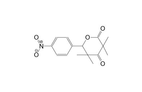 2H-pyran-2,4(3H)-dione, dihydro-3,3,5,5-tetramethyl-6-(4-nitrophenyl)-
