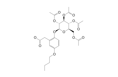 2-(2,3,4,6-TETRAACETYL-BETA-D-GLUCOPYRANOSYLOXY)-5-BUTOXY-PHENYLACETIC-ACID