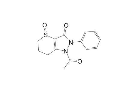 1-Acetyl-4-keto-2-phenyl-6,7-dihydro-5H-thiopyrano[3,2-c]pyrazol-3-one