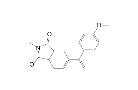 1,3-Dioxo-2-methyl-5-(1-(4-methoxyphenyl)ethenyl)-3a,4,7,7a-tetrahydro-2H-isoindole